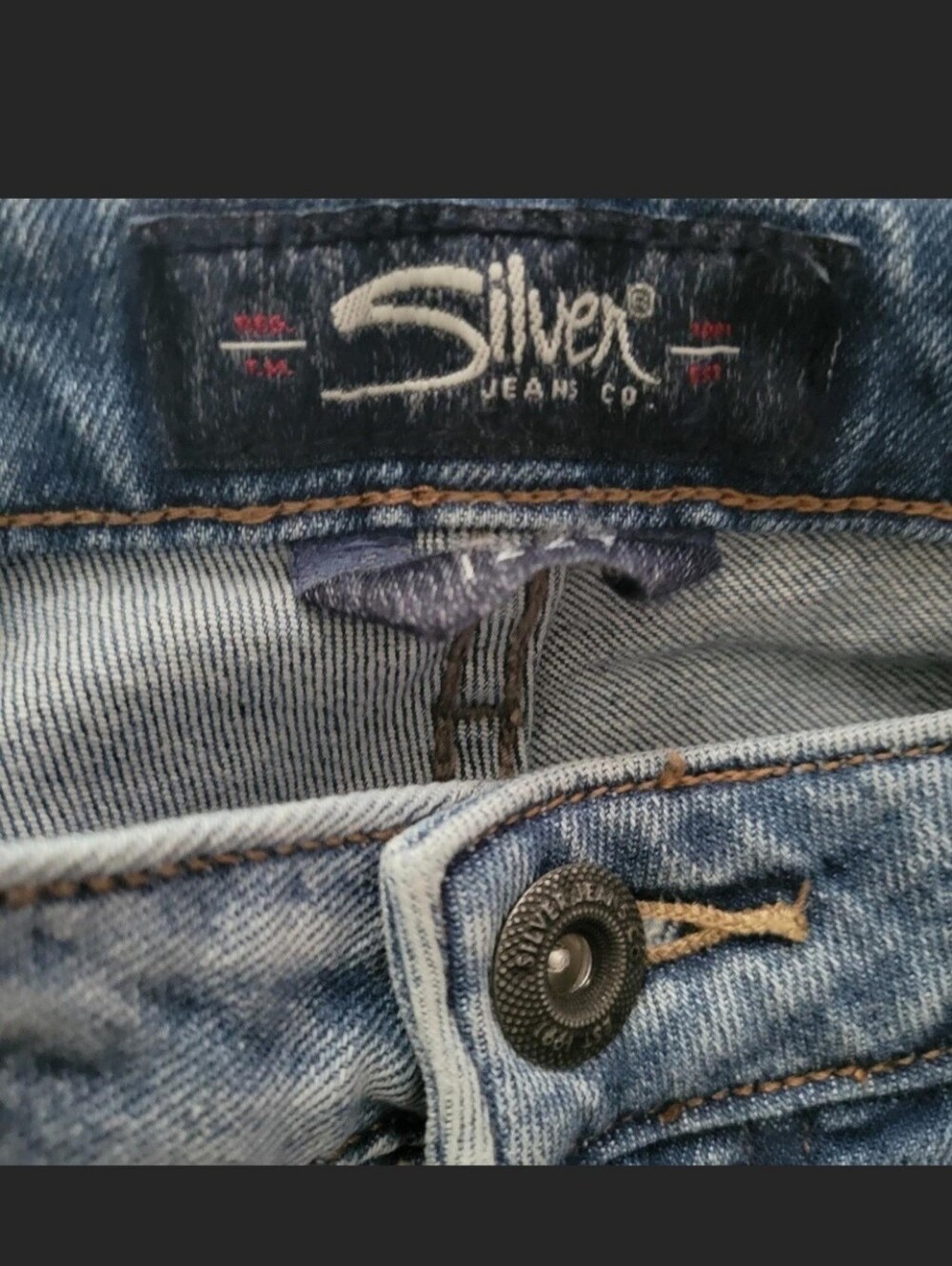 Silver Jeans Co. Izzy Slim Crop Jean Indigo Women's Size W29×L25 New.